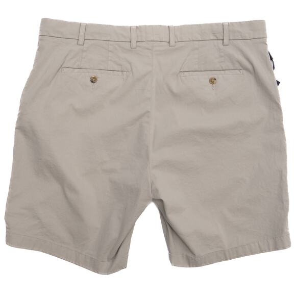 Hart Schaffner Marx Stone Stretch Classic Flat-Front Chino Shorts Size 42 - Picture 2 of 7